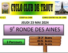 Nouveau record de participation à la 9ème « Ronde des Ainés » du Cyclo Club de Trouy